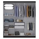 Ver imagem 5 de Guarda Roupa Casal 6 Portas em MDP 180cm Paris Espresso Móveis