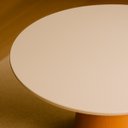 Ver mais imagens de Mesa de Jantar Araçá Tampo em Mdf com Vidro e Base em Madeira