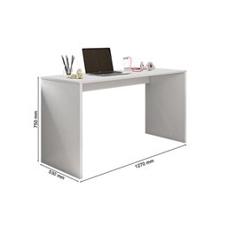 Kit 2 Peças com Estante Livreiro e Escrivaninha Gávea Espresso Móveis - 9