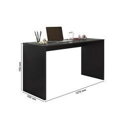 Kit 2 Peças com Estante Livreiro e Escrivaninha Gávea Espresso Móveis - 12