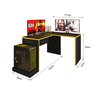 Mesa Gamer Escrivaninha em L DRX9000 com 1 Gaveta Espresso Móveis - 4