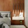 Painel Ripado em Placa 265x99,6cm (2,64m²) MDP - 3