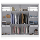 Ver imagem 4 de Guarda-Roupa Casal 8 Espelhos 8 Portas 2 Gavetas Nova York Yescasa