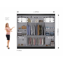 Ver imagem 4 de Guarda Roupa Casal 8 Portas 2 Gavetas Nova York Yescasa