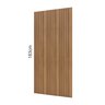 Painel Ripado em Placa 183x134cm (2,45m²) Mdf - 5