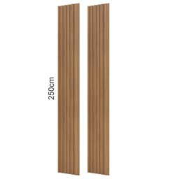 Painel Ripado em Placa 250x89,5cm (2,23m²) MDF - 4