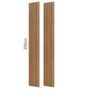 Ver imagem 4 de Painel Ripado em Placa 250x89,5cm (2,23m²) Mdf