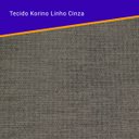 Ver imagem 5 de Cama Box Casal 138x188x26cm Courino Linho Cinza