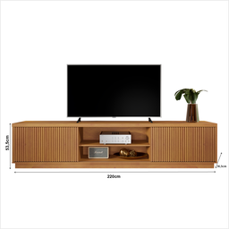 Rack Valencia 2 Portas para Tv 70'' 2,20cm - 9