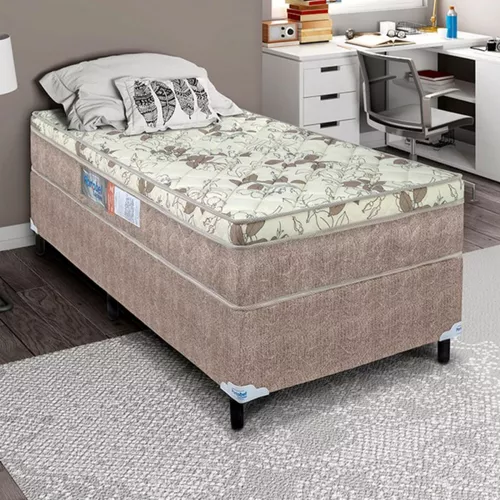 Colchão Solteiro Portobel Portobel Espuma D33 Ortopédico 188x88x25 Bege
