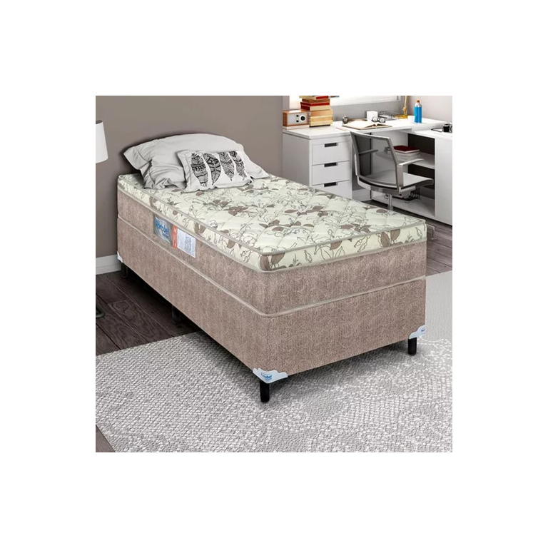 Colchão Solteiro Portobel Portobel Espuma D33 Ortopédico 188x88x25 Bege