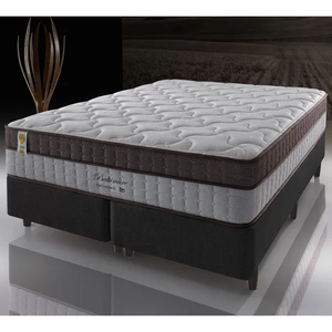 Colchão King Anjos Casal Molas Ensacadas Suporte 200 kg Baltimore 138x188x33cm