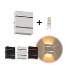 Ver imagem 1 de Arandela Slim Alumínio 2 Frisos + LED G9 St2527