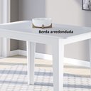 Ver imagem 2 de Mesa de Jantar Retangular 110x68cm Nicoli