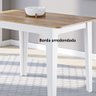 Mesa de Jantar Retangular 110x68cm Nicoli - 2