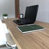 Mesa para Escritório em L Diretor 1 Porta 2 Nichos 135x168,5cm Smart  - 14
