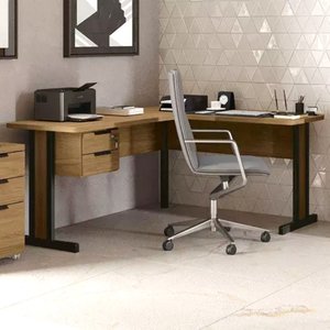 Mesa para Escritório em L 170x150cm 1170 Versátil 
