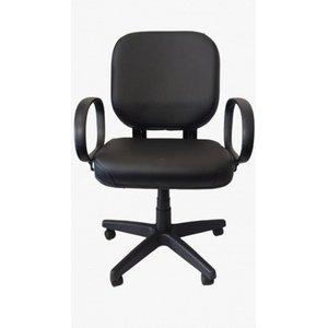 Cadeira Giga Obeso Giratória - até 160kg:preto