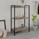 Ver imagem 1 de Estante para Livros Industrial 3 Prateleiras 104cmx60cm Active Yescasa