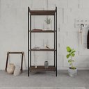 Ver imagem 2 de Estante para Livros Industrial Aço Multiuso 4 Prateleiras 146cmx60cm Active Yescasa