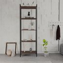 Ver imagem 2 de Estante para Livros Industrial Aço Multiuso 5 Prateleiras 187cmx60cm Active Yescasa