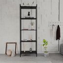 Ver imagem 2 de Estante para Livros Industrial Aço Multiuso 5 Prateleiras 187cmx60cm Active Yescasa