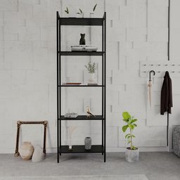 Estante para Livros Industrial Aço Multiuso 5 Prateleiras 187cmx60cm Active Yescasa - 2