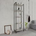 Ver imagem 1 de Estante para Livros Industrial Aço Multiuso 5 Prateleiras 187cmx60cm Active Yescasa