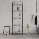 Ver imagem 2 de Estante para Livros Industrial Aço Multiuso 5 Prateleiras 187cmx60cm Active Yescasa