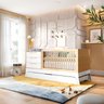 Berço 5 Em 1 Grow Up Branco com Carvalho - Quater - 1