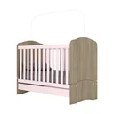 Ver imagem 5 de Quarto de Bebê Completo com Berço 3 em 1 Guarda-Roupa 3 Portas e Cômoda Giz de Cera Espresso Móveis