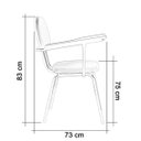 Ver imagem 4 de Cadeira Universitária com Prancheta e sem Porta Livros Ecoflex