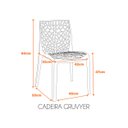 Ver imagem 4 de Cadeira Vazada em Polipropileno Gruvyer Espresso Móveis