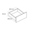 Ver imagem 6 de Kit 2 Gaveteiros com Rodízios 3 Gavetas Pietra 