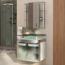 Ver imagem 1 de Gabinete para Banheiro com Cuba de Embutir Master 961 