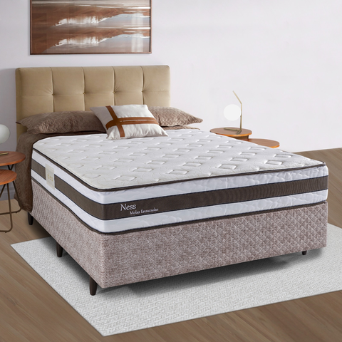 Colchão Casal Molas Ensacadas Ness 138x188x26