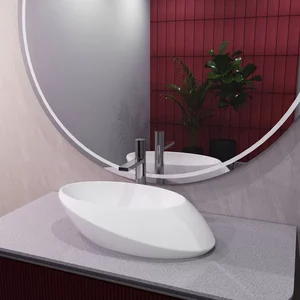 Cuba de Apoio Oval 53x32x14cm Vulcano 