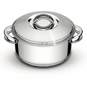 Caçarola rasa de aço inox com fundo triplo 28 cm - SOLAR - Tramontina