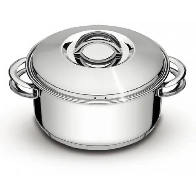 Caçarola rasa de aço inox com fundo triplo 28 cm - SOLAR - Tramontina