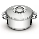 Ver imagem 1 de Caçarola rasa de aço inox com fundo triplo 28 cm - SOLAR - Tramontina