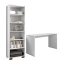 Ver imagem 6 de Kit 2 Peças com Estante Livreiro e Escrivaninha Gávea Espresso Móveis