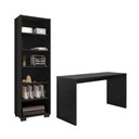 Ver imagem 7 de Kit 2 Peças com Estante Livreiro e Escrivaninha Gávea Espresso Móveis