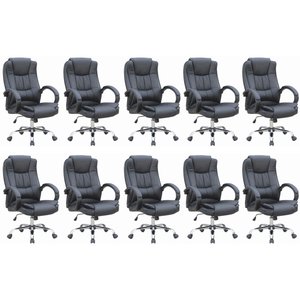 Kit 10 Cadeiras para Escritório Presidente Corino Master Soft