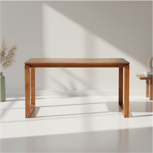 Mesa De Jantar 4 Lugares retangular Madeira Maciça Craft