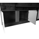 Ver imagem 3 de Estante Home para TV até 65 Polegadas Fortuna Jcm Móveis Noronha Grafite