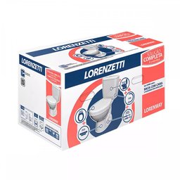 Kit Combo Lorenzetti Way Bacia com Caixa Acoplada Branco - 6